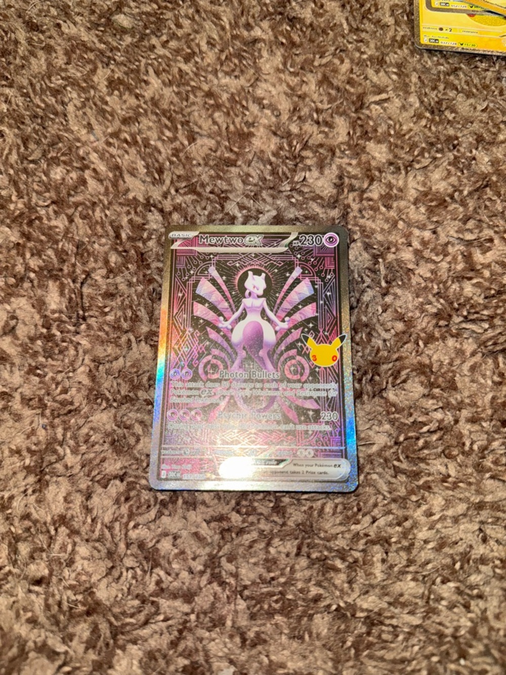 Mewtwo EX 151/128 SIR Pokémon 30th Anniversary Collection